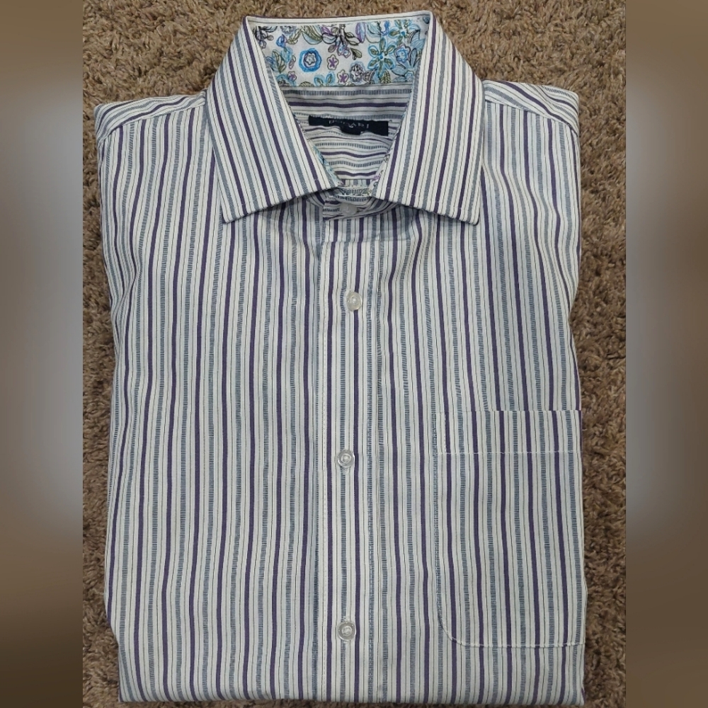BOGARI Striped Button Down Shirt